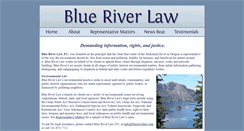 Desktop Screenshot of blueriverlaw.com